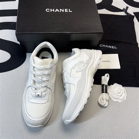 chanel trainers sneakers|Chanel low top trainer white.